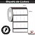 Etiqueta de costura Nylon 25x50 4 carreiras - C/4000 UND - Imagem 1