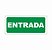 Placa de sinalização PVC - entrada - Imagem 1