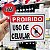 Placa de sinalização PVC - proibido o uso de celular De lado - Imagem 2