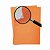 Pacote Papel Adesivo Neon Laranja  A4 100g C/20 Folhas - Imagem 2