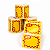 510 UND de Etiquetas Adesivas Splash - Amarelo - Imagem 4