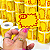 510 UND de Etiquetas Adesivas Splash - Amarelo - Imagem 3