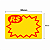 510 UND de Etiquetas Adesivas Splash - Amarelo - Imagem 2