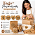1.000 UND - Tag Personalizadas Kraft detalhadas 4,5x4,5cm - impressão em pre - Imagem 2