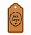 1,000 UND - Tags Personalizadas Kraft detalhadas 50x90 cm - impressão em preto - Imagem 2