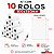 10 ROLOS DE ETIQUETA ADESIVA TERMICA 100X150 - Imagem 2