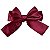 Laço de Tecido Liso Vermelho com Presilha para Cabelo Elegante Y576-02B 21x35cm - Imagem 3