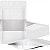 Saco Stand Up Pouch Branco Impermeável 12x20+4 cm - 50 un - Imagem 1