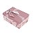 Conj. 3 Caixas Papel P/ Presente Rosa Florido C/ Laço de Cetim - Imagem 2
