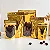 Saco Stand Up Pouch Dourado Brilhante 9X14+3F - Pct c/ 50 - Imagem 1