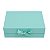 Caixa Dobrável Tiffany Papel e Cetim (M) 33x25x12 cm - Imagem 1