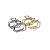 Piranha de Metal p/ Cabelo 6cm - Pct c/ 12 - Y575-9 - Imagem 2