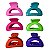 Piranha de Nylon Inquebrável 6 cm - Fosca e Brilhante - Pct c/ 12 - 6308M-NWT2 - Imagem 1