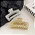 Piranha de Metal 9cm Prata e Dourado - Pct c/ 12  -Y575-11 - Imagem 2