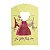 Sacola Plástica para Presente Paris Amarelo 9x14cm - Pct c/ 100 - Imagem 1