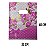 Sacola Boca de Palhaço Rosa Floral 30x40 cm - Pct c/ 100 - Imagem 2