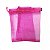 Saquinho de Organza Pink 15x20cm - Pct c/ 100 - Imagem 1