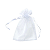 Saquinho de Organza Branco 15x20cm - Pct c/ 100 - Imagem 1