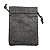 Saquinho de Juta Chumbo com Brilho 7x9cm - Pct c/ 50 - Imagem 1