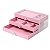Expositor de Plastico Revestido em Veludo Rosa para Bijuteria 23X13X10Cm - Imagem 2