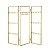 Expositor de Metal para Bijuteria Dourado 28x10x1.7cm - Imagem 1