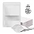 Saco Stand Up Pouch Kraft Branco 14x20+4 cm - Pct c/ 50 - Imagem 1
