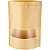 Saco Stand Up Pouch Kraft c/ Visor 23x35+5 cm - Pct c/ 50 - Imagem 1