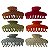 Piranha de Plástico p/ Cabelo - Fosca e Brilhante 9cm - Pct c/ 12 - 6458-XP2 - Imagem 1