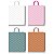 Sacola de Papel p/ Presente Estampada c/ Alto Relevo (L) 31x42x12cm - Pct c/ 12 - Imagem 1