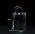 Sacola PVC Transparente p/ Presente 20x28x10cm - Pct c/ 12 - Imagem 3