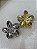 Piranha de Metal 5cm Prata e Dourado - Pct c/ 12  -Y575-25 - Imagem 1