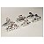 Piranha de Plástico p/ Cabelo - 9cm - Pct c/ 12 - 9036-XE2 - Imagem 1