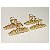 Piranha de Metal de Coração - 9cm Dourado (Fosco/Brilhante) - Pct c/ 12  -Y575-54A - Imagem 2