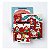 Sacola de Papel c/ Estampa de Natal (S) 18X23X8cm - 12 Un - Y361-2049S - Imagem 1