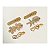 Bico de Pato de Metal com Strass - 6cm - Pct c/ 12  - Y603-001 - Imagem 2