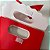 Sacola de Papel c/ Velcro Vermelha (L) 24.5x12x31.5cm - Pct c/ 12 - Imagem 2