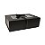Caixa Dobrável Preta Papel com Visor e Laço de Cetim Removível (M) 28.2x20.2x9.2cm - Imagem 1