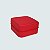 Porta-Joia de Plástico Vermelho 10x10x5cm - Imagem 1