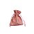 Saquinho de Juta Rosa com Brilho 10x15cm - Pct c/ 50 - Imagem 1