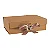 Caixa Dobrável c/ Fita Cetim Kraft (G) 33,5x26x15,5cm - Imagem 1