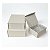 Kit de 3 Caixas de Papel P/ Presente Branco - Imagem 1