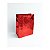 Sacola de Papel Vermelho Metalizada (L) 32x26x12cm - Pct c/ 12 - Imagem 1