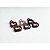 Piranha de Cabelo Four Star Média 6cm de Plástico - 12 unidades - 6359-XS2 - Imagem 1