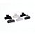 Piranha de Cabelo Four Star Média 9cm de Plástico - 12unidades - 6137-XZ2 - Imagem 1