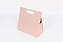 Caixa Dobrável Rosa de Papel com Alça (P) 22x9.5x20.5cm - Four Star - Imagem 1