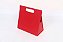 Caixa Dobrável Vermelho de Papel com Alça (P) 22x9.5x20.5cm - Four Star - Imagem 1