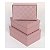 Conj. 3 Caixas Papel P/ Presente Rose Auto-Relevo - Four Star - Imagem 1