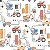 Papel de Parede Infantil TINY TOTS 2 G78361 - Imagem 1