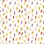Papel de Parede Revoada - Mini Pinceladas Lilás, Vermelho e Mostarda 4405 - Imagem 1