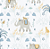 Papel de Parede ENZO - Elefantes Azul 2852 - Imagem 1